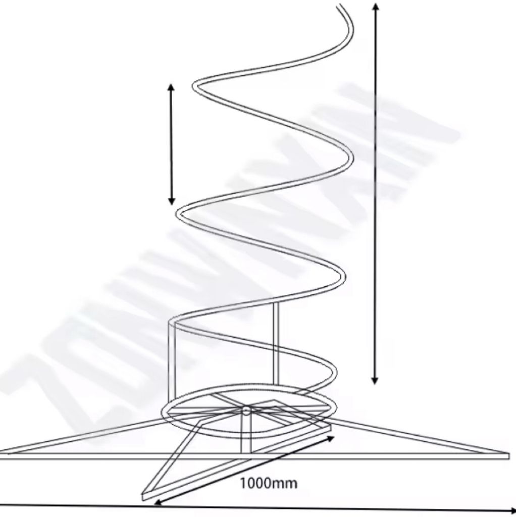 Lollipop Spiral Aerial – Portable &amp; Versatile Performance Equipment