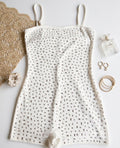 Starlight Performance Rhinestone Romper – White