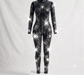black Rhinestone Full-Length Unitard | Aerial Dance, Gymnastics & Performance Costume