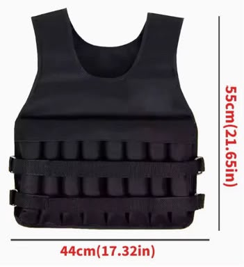 20kg Adjustable Weighted Vest for calisthenics & CrossFit