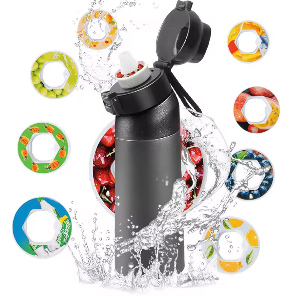 Flavor-Infused Travel Water Bottle | Scent Pod Sensation