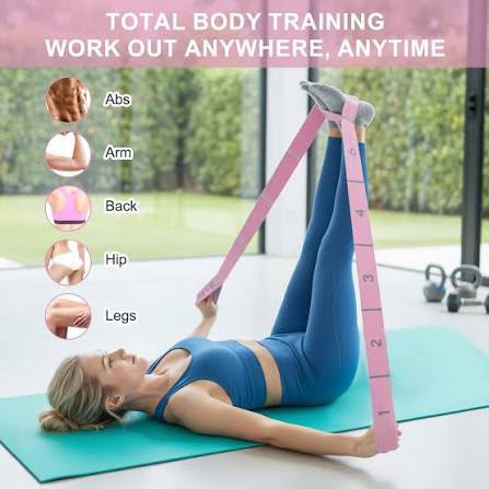 11-Loop Gymnastics Stretching Strap | Flexibility Resistance Band