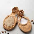Professional Rhythmic Gymnastics Half-Shoes – Non-Slip Canvas Toe Shoes for Dance & Turn Technique