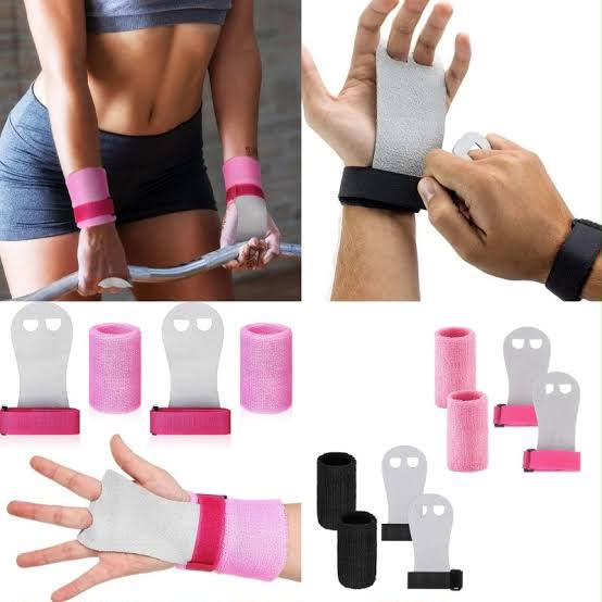 Premium Gymnastics Hand Grips & Wristbands Set – Non-Slip Palm Protectors for Training