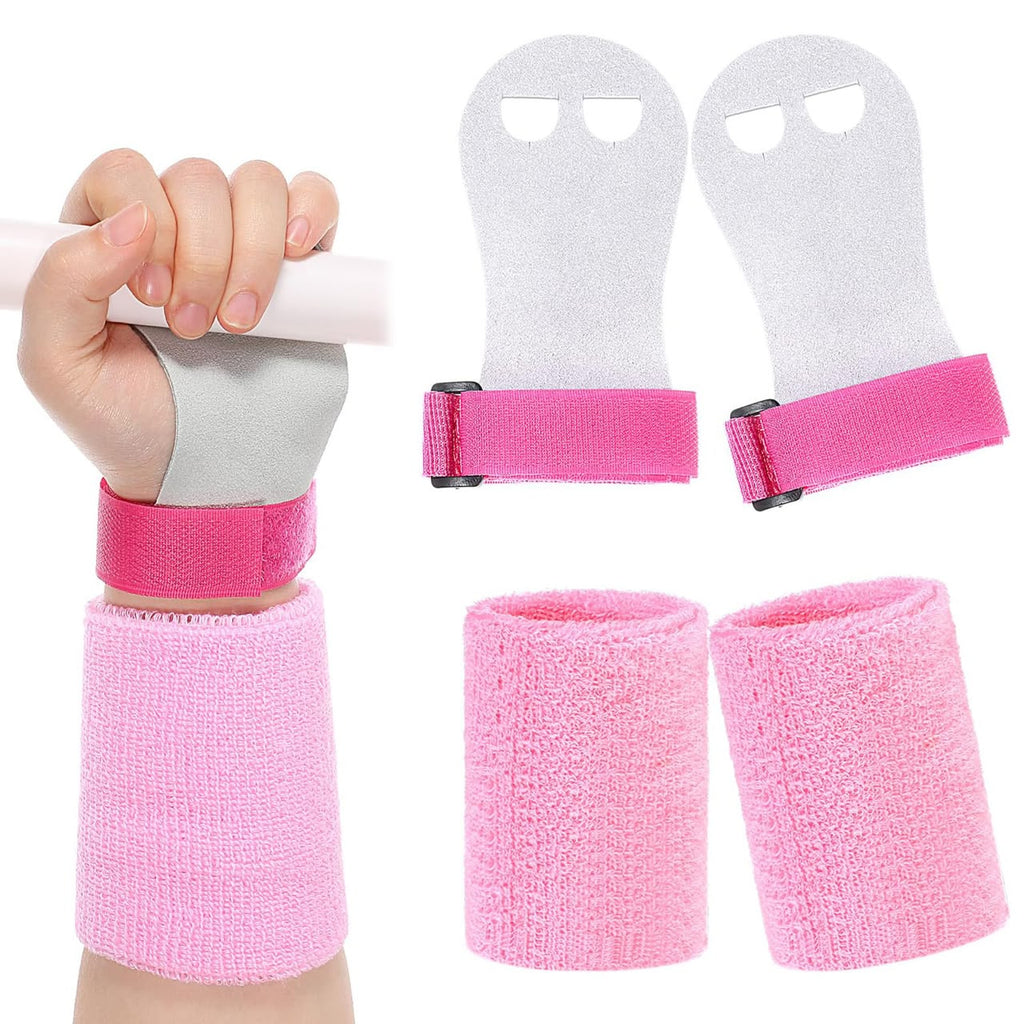 Premium Gymnastics Hand Grips & Wristbands Set – Non-Slip Palm Protectors for Training