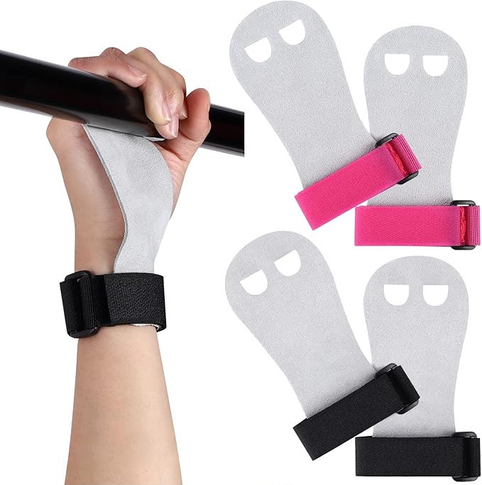 Premium Gymnastics Hand Grips & Wristbands Set – Non-Slip Palm Protectors for Training