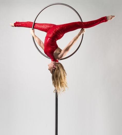 Lollipop Hoop (Lyra) – Portable Freestanding Aerial Hoop