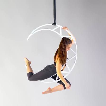 Professional Aerial Moon | Crescent Moon Lyra Hoop