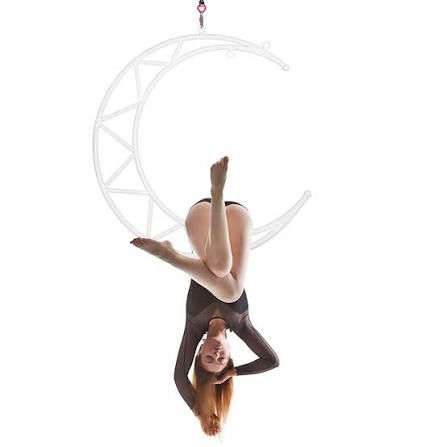 Professional Aerial Moon | Crescent Moon Lyra Hoop