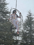 Professional Aerial Moon | Crescent Moon Lyra Hoop